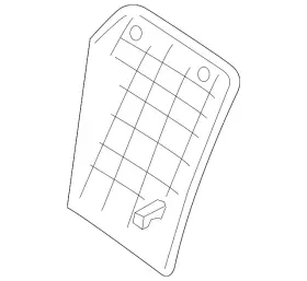 Toyota 71705-ac081-a4 Genuine Seat Back Panel