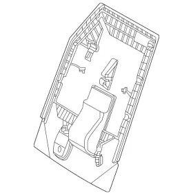 71757-08030-c0 Toyota Genuine Seat Back
