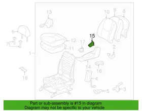 72526-42020-c0 Toyota Oem Genuine Rav4 Lh Driver Recline Adjuster Release Handle