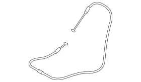 72590-08020 Toyota Genuine Seat Flex Cable