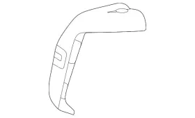 72668-08030-b0 Toyota Genuine Corner Trim