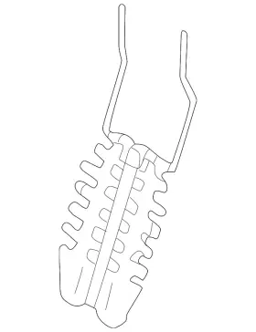 72750-0c010 Toyota Genuine Seat Frame Spring