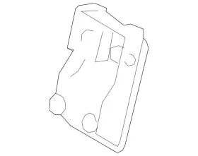 72909-08011-b2 Toyota Genuine Folding Seat Latch Release Handle Bezel