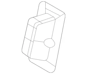 72996-0e180-c0 Toyota Genuine Seat Back Panel Hole Cover