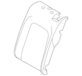 11a-885-805-p-wyj Volkswagen Genuine Seat Back Cover