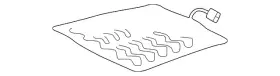 11a-963-555 Volkswagen Genuine Seat Cushion Heater