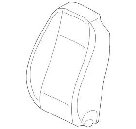 Volkswagen 17a-881-775-a Genuine Seat Back Pad
