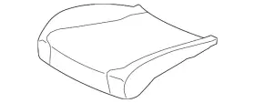 17a-882-357 Volkswagen Genuine Seat Cushion Pad