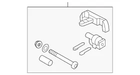 1j0-881-613-b Volkswagen Genuine Front Guide
