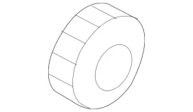 1j0-881-671-h-9b9 Volkswagen Genuine Recline Knob