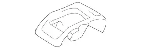 1k0-885-893-a-82v Volkswagen Genuine Escutcheon