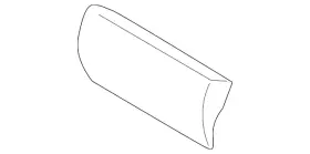 1k5-885-873-g-79x Volkswagen Genuine Seat Back Cushion
