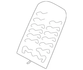 1t3-963-557-d Volkswagen Genuine Seat Back Heater