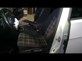 202-10354al Volkswagen Driver Left Front Seat Black And Plaid Manual Cloth Fits 17-21 Golf Gti 149127