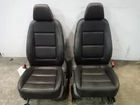 Volkswagen 202-52151cl Heated Black Leather Front Seats From 2013 Vw Tiguan 11229518