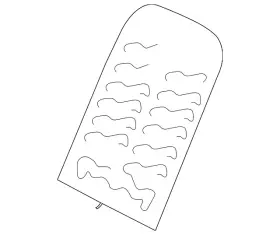 2gj-963-557 Volkswagen Genuine Seat Back Heater