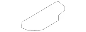 3cn-881-605-82v Volkswagen Genuine Recline Handle