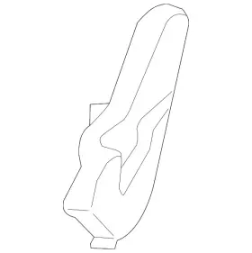 3cn-885-317-82v Volkswagen Genuine Hinge Cover