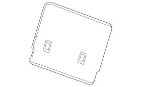 3cn-885-753-a-jb1 Volkswagen Genuine Rear Panel Trim 3cn-885-753-a-jb1 Volkswagen Genuine Rear Panel Trim