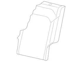 3cn-885-805-bb-mos Volkswagen Genuine Seat Back Cover 3cn-885-805-bb-mos Volkswagen Genuine Seat Back Cover