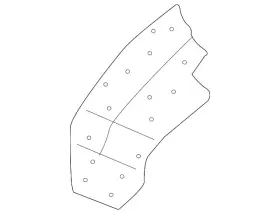 3cn-888-375-b Volkswagen Genuine Seat Cushion Pad