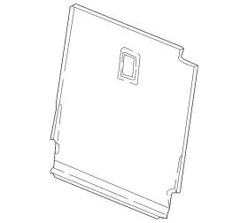 3cn-888-751-a-jb1 Volkswagen Genuine Rear Panel Trim