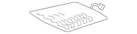 3cn-963-555-b Volkswagen Genuine Seat Cushion Heater