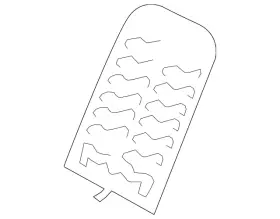 3cn-963-557 Volkswagen Genuine Seat Back Heater