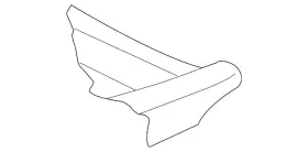 561-881-375-h Volkswagen Genuine Seat Cushion Pad