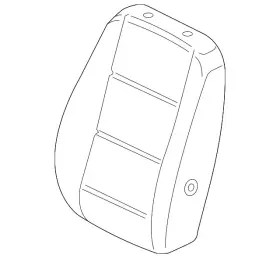 561-881-805-an-eed Volkswagen Genuine Seat Back Cover