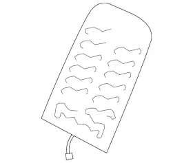 561-963-558-f Volkswagen Genuine Seat Back Heater