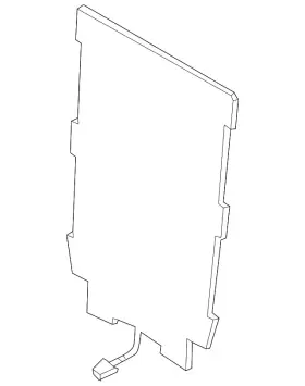 5c5-963-557-h Volkswagen Genuine Seat Back Heater 5c5-963-557-h Volkswagen Genuine Seat Back Heater