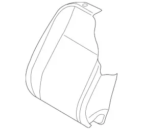 5g4-881-805-fh-cmp Volkswagen Genuine Seat Back Cover