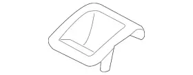 5gm-885-894-a-82v Volkswagen Genuine Lock Cover