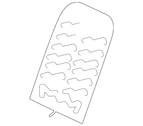 5gm-963-557-c Volkswagen Genuine Seat Back Heater