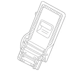 5h0-885-961-a-ztb Volkswagen Genuine Armrest Base