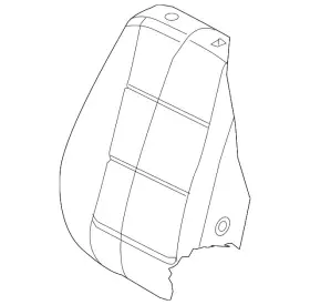 5nn-881-806-bt-ynb Volkswagen Genuine Seat Back Cover