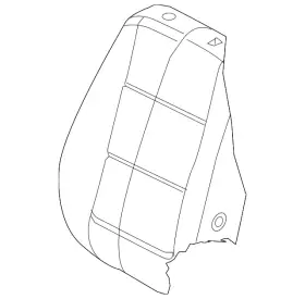 5nn-881-806-cg-ate Volkswagen Genuine Seat Back Cover
