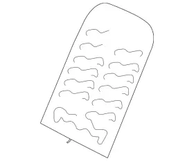 5nn-963-558 Volkswagen Genuine 2018-2024 Tiguan - Seat Back Heater