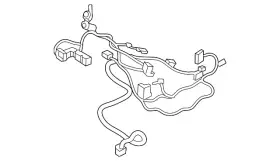 5nn-971-392-g Volkswagen Genuine Harness