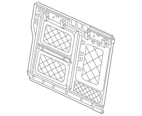 5qm-885-504-m Volkswagen Genuine Seat Back Frame
