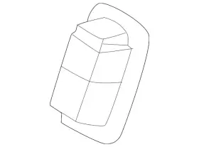 Volkswagen 9y0-886-747-1e0 Genuine Rear Panel Trim