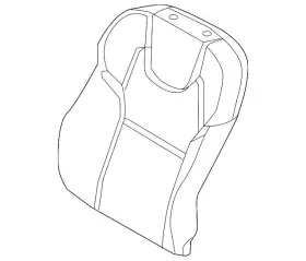 31467026 Volvo Genuine Seat Back Cushion
