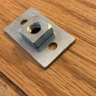 Gm #3706838 1953-62 Corvette Seat Track Mount Hold Down Bracket Nut Plate Repo New. Price: $14.00.