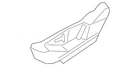 Genuine Volkswagen Access Cover 3CN-881-314-82V New. Price: $94.81.