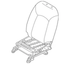 Genuine Nissan Seat Back Frame 87154-9MD1A New. Price: $1835.65.
