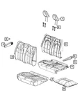 Genuine Mopar Seat Cushion Foam 68253340AB New. Price: $180.96.