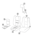 Genuine Mopar Seat Cushion Foam 68101102AA New. Price: $352.17.