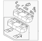 Genuine Nissan Seat Cushion Foam 88300-4MT8C New. Price: $418.36.