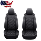 Pairs Black Car Front Seat Covers Leather Full Set Cushion Pad Mat For Toyota New. Price: $58.99.